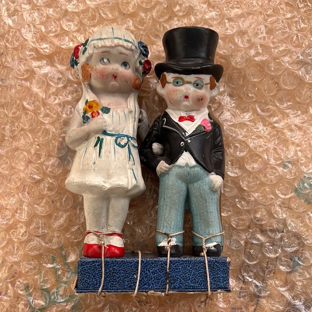 1930’s Bisque Wedding Cake Topper